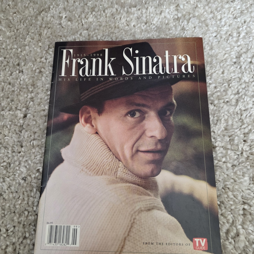 Frank Sinatra Coffee Table Book - Beige Cover